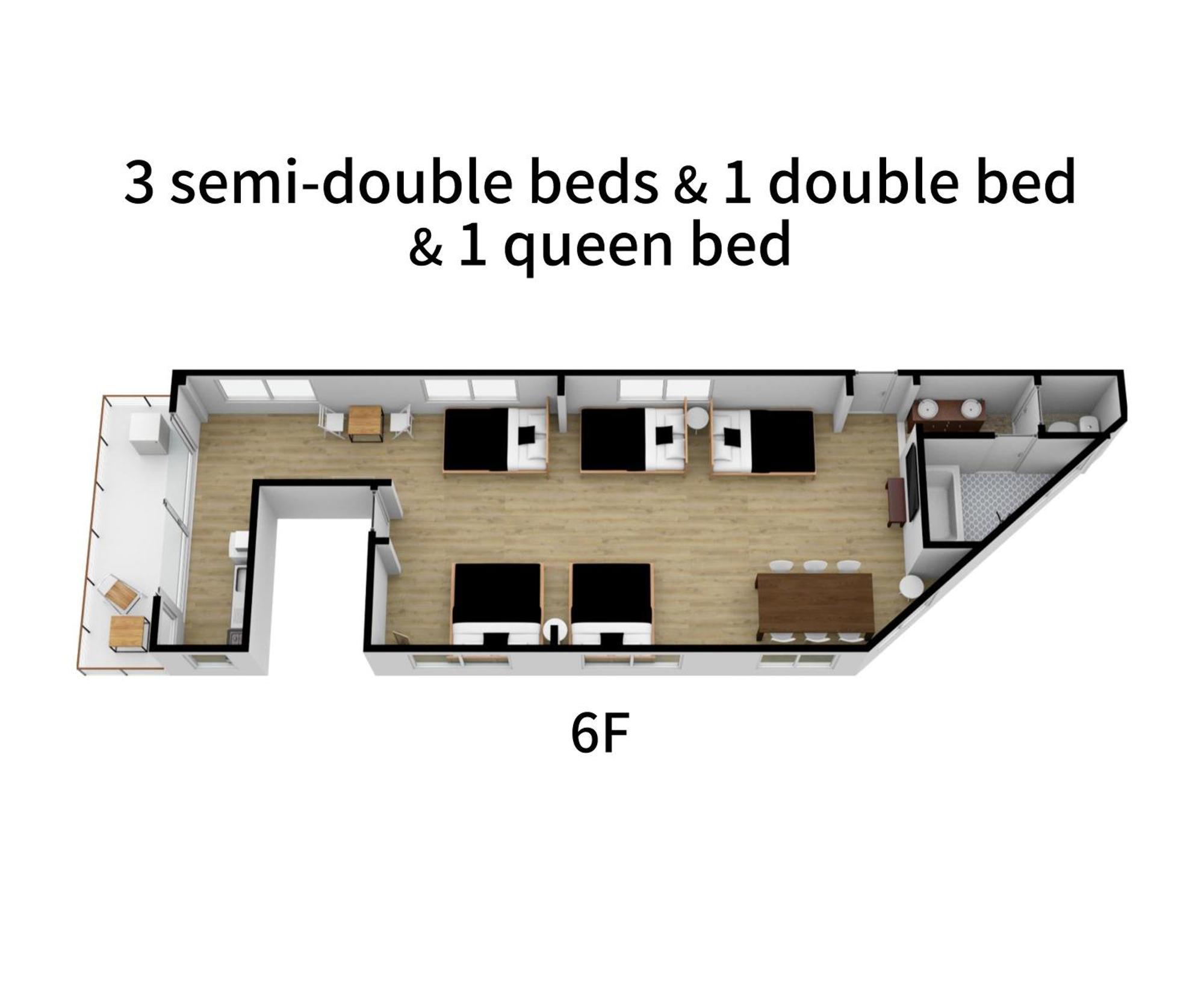 U.House Aparthotel Osaka Bilik gambar